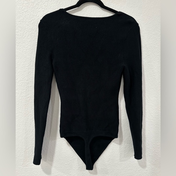 Abercrombie and Fitch black squareneck bodysuit - Picture 4 of 6